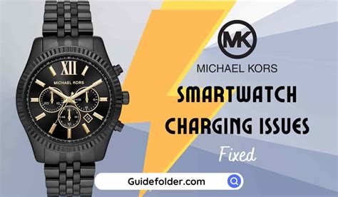 michael kors smartwatch not charging|michael kors smartwatch charger compatibility.